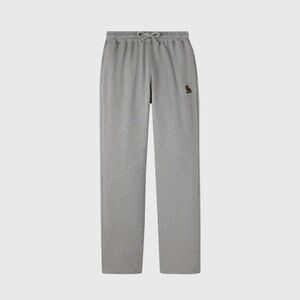 OVO CLASSIC OPEN-HEM SWEATPANT - HEATHER GREY